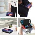 thumbnail image 6 of Fintie Carry Case for Nintendo Switch, Portable Traveler Storage Carrying Bag Pouch Protective Cover for Nintendo Switch Console Joy-Con, with 10 Game Card Slots and Inner Pocket, Galaxy, 6 of 8