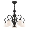 thumbnail image 2 of Livex Lighting Brookside Chandelier in Black, 2 of 7