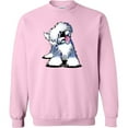 thumbnail image 2 of Inktastic Old English Sheepdog Adult Sweatshirt, 2 of 4