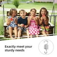 thumbnail image 3 of HONMEET 4Pcs Spring Heavy Duty Metal Porch Swing For Families On Travel, 3 of 8
