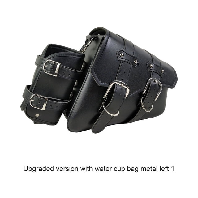 serony Universal Motorcycle Wallets Cards Money Money Saddle Large Capacity Saddle Storage Bag Portable Adjustable Side Pack Tool Bags Set 2 Right 1pc