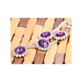 thumbnail image 2 of Crystal Elements Purple Dangling Sunflower Necklace Pendant, 2 of 4