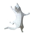 thumbnail image 1 of Arte de papel de pared Kit de construcción de plantillas de Papercraft de gato Blanco Sunnimix Plantilla 3D DIY Papercraft, 1 of 8