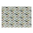 thumbnail image 1 of Mushroom Cutting Board, Realistic Style Various Kinds of Fresh Toadstools Truffles Natural Lifestyle Cook, Decorative Tempered Glass Cutting and Serving Board, Small Size, Multicolor, by Ambesonne, 1 of 1