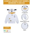 thumbnail image 3 of PEANUTS Woodstock Snoopy Cozy Sherpa Cosplay Hoodie Newborn to Big Kid, 3 of 4