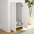 thumbnail image 5 of Sink Vanity Cabinet, Melamine, White, Modern Contemporary Urban Design, Hotel Bedroom Bathroom Master Suite Guest, 5 of 10