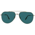 thumbnail image 2 of Bally BY0007/H-28N Unisex Gold-Tone Sunglasses Green Lens, 2 of 2