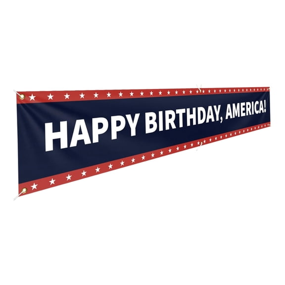 250 Year Anniversary USA Banner Flag 120" x 20", 4th of July Decorations 1776-2026 Freedom 250 Years Birthday Patriotic Party Supplies Decorations for Outdoor, Indoor,Garden, Porch