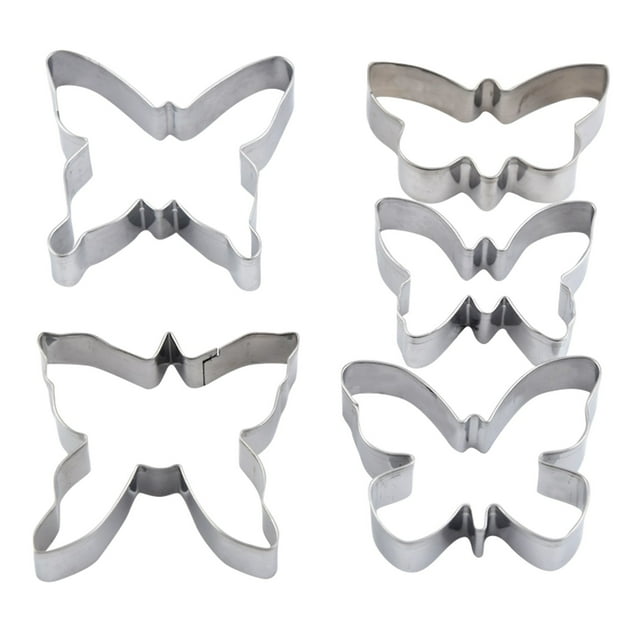 5 Shaped Stainless Steel Metal Durable Non Stick Cake Top It Cake Shield Stainless Steel Cake Pans 6 Stainless Steel Lasagna Pan Large Wedding for Chocolate Sponge Cake Pan Rectangle Seashell for Cake