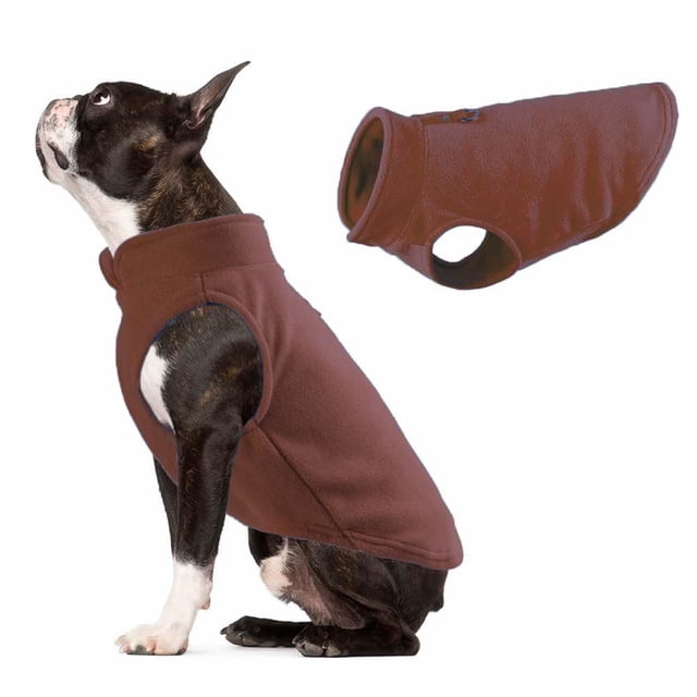Chaleco polar JACKO & CO para perros, suave y cálido, para pequeños y medianos