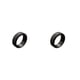 thumbnail image 4 of Guardurnaity Anillos de hombre Estilo simple Color sólido Hombre Anillo de acero de titanio Decoración de moda Accesorio Joyería Decoración Negro 21 mm 2piezas, 4 of 6