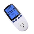 thumbnail image 3 of Monitor de consumo de electricidad Medidor de potencia Enchufe Energía doméstica Vatios Voltios Amperios KWH Analizador de consumo, 3 of 15