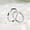 Combination, variant on Adjustable S925 Silver Mobius Twist Couple Matching Rings Set