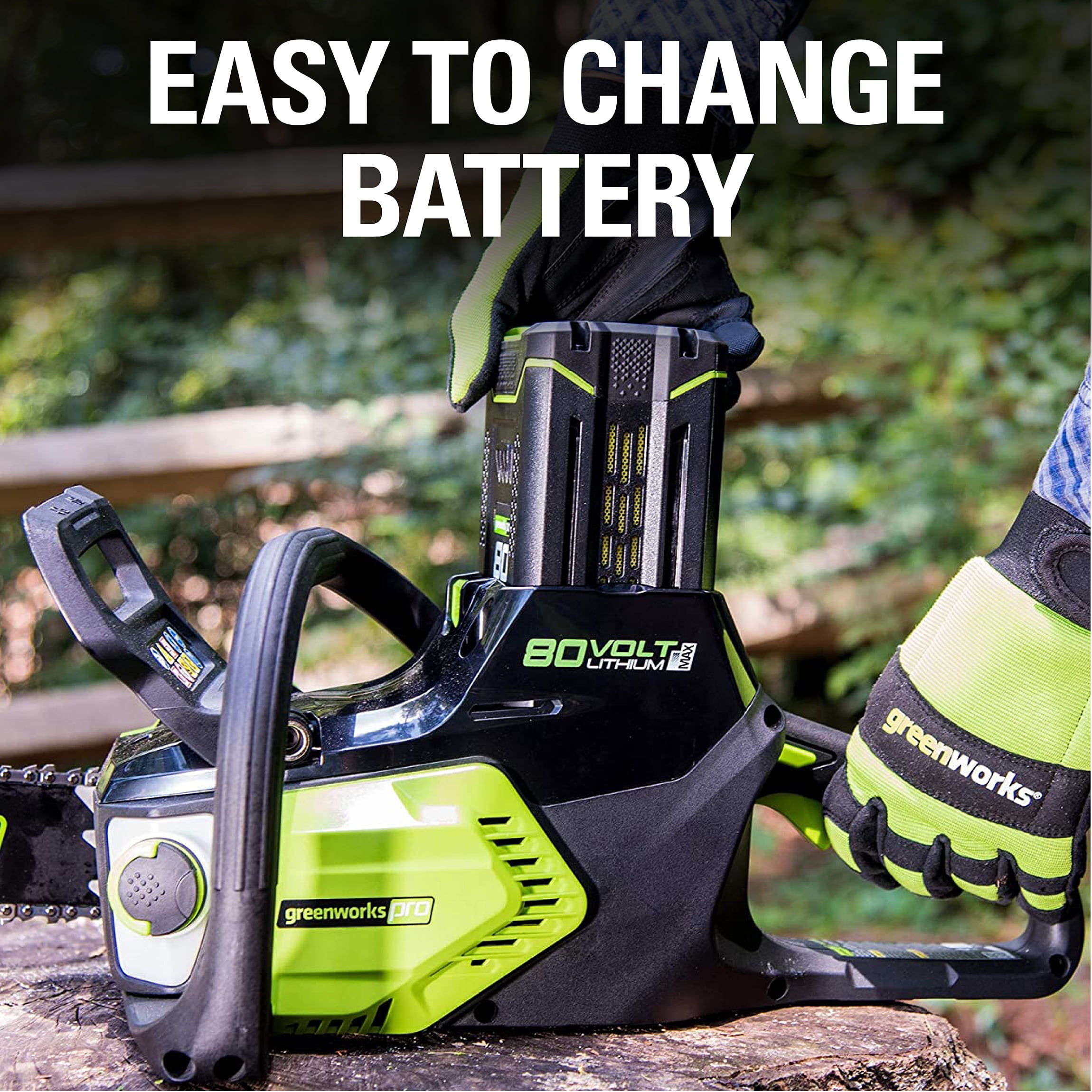 Greenworks Pro 80V 16-inch Cordless Brushless Chainsaw, Battery Not Included, 2004202