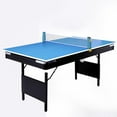 thumbnail image 5 of Luku Billiard Tables, Pop-up Pool Table for Crafty Families, Balls, Cues, Easy Fold-up, Blue 3in1 5.5FT, 5 of 10