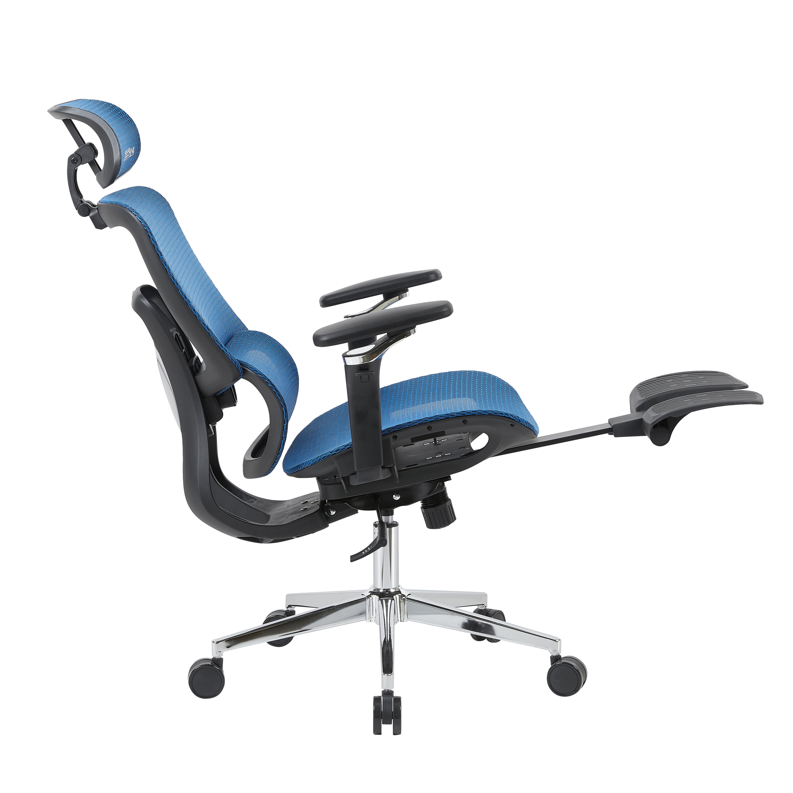 Techni Sport Ergonomic Mesh Office Chair with 5D Armrests & Retractable Footrest