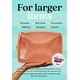 thumbnail image 3 of Bolsa de cosméticos Embla, funda de maquillaje transparente, bolsa de viaje, color melocotón, 3 of 6