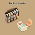 thumbnail image 5 of karymi Dollhouse Furniture Kitchen Play Set Bookstore Playground Miniature Refrigerator Set Pretend Play Scene Accessories Toys Birthday Gifts for Kids Shop All Savings, 5 of 8