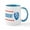 White/Blue Inside, variant on CafePress - Hashtag He's Your President Mug - 11 oz Ceramic Mug - Novelty Coffee Tea Cup