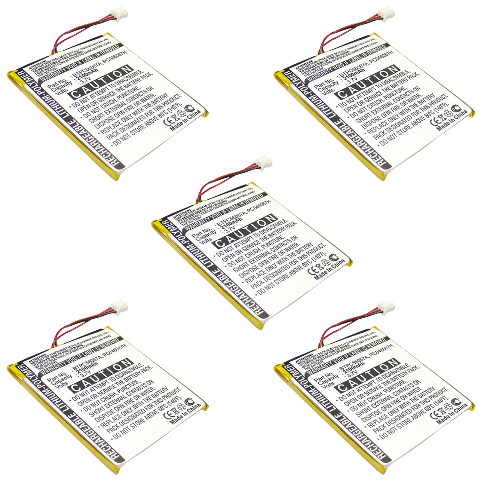 Remote contol replacement battery for BTPC56067A MX-3000 MX3000i PC046067H 2100mAh 3.7V