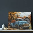 thumbnail image 3 of Lsque Rustic Vintage Truck Autumn Print Wall Art – Decorative Picture for Living Room, Bedroom, and Office (Horizontal), 3 of 6