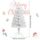 thumbnail image 2 of Árbol de Navidad artificial CCINEE 60 cm blanco con soporte de metal, 2 of 7
