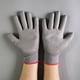 thumbnail image 2 of Guante de protección para el trabajo Construcción Jardinería guantes de nylon Trabajadores electricistas protector de manos con revestimiento Gris XS Qarigey, 2 of 6