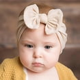 thumbnail image 2 of Soft Nylon Baby Hair Bows Gentle Elastic Headbands For Infants Toddlers Multi Color Yellow, 2 of 4