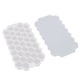 thumbnail image 2 of Molde flexible de silicona con forma de panal para hielo, 37 rejillas, para preparar cubitos de hielo caseros, color blanco, con tapa., 2 of 14