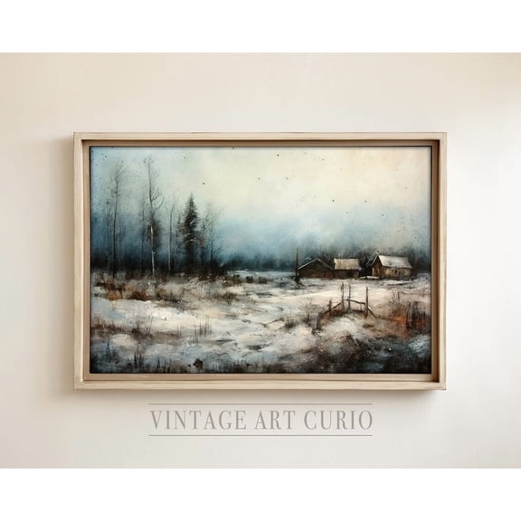 Cactus And Moon Print, Desert Botanical Art Home Decor #4617, 8x12 UNFRAMED