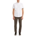 thumbnail image 2 of Lee Men's Solid Short Sleeve Button Down shirt, Available up to size 2XL, 2 of 4