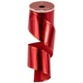 thumbnail image 3 of Shimmering Red Wired Craft Christmas Ribbon 2.5" x 10 Yards, 3 of 5