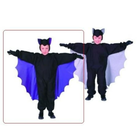 Cute-T-Bat Costume - Purple Wings - Size Child Medium 8-10