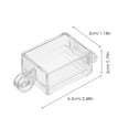 thumbnail image 2 of Shisuyan Installation Surfaces Switch Covers Transparent 2Pcs 2.4X1.2X0.8In, 2 of 9