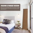 thumbnail image 3 of 4-Panel Room Dividers and Folding Privacy Screens Partition Walls for Bedroom Wooden Screen Divider Portable Freestanding Privacy Wall, Brick, 3 of 8