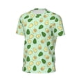 thumbnail image 5 of Rocae Avocado for Men's Mesh Quick-Dry Short Sleeve Workout T-Shirt,Mens Crew Neck Tee Lightweight Soft Classic T Shirts 5X-Large, 5 of 9