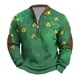 thumbnail image 2 of Ceisia Men's Fashion Printed Round Neck Casual Daily Long Sleeve Top Gift, 2 of 5