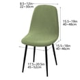 thumbnail image 2 of Universal Dining Chair Covers Stretchable Polyester Slipcovers Stylish Pattern Furniture Protector for Home Office Living Room, 2 of 5