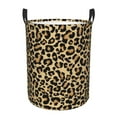 thumbnail image 2 of Goofa Leopard Print Printed Circular Hamper,Laundry Basket with Handles,Storage Baskets Foldable,Large Capacity Laundry Hamper-Small, 2 of 8