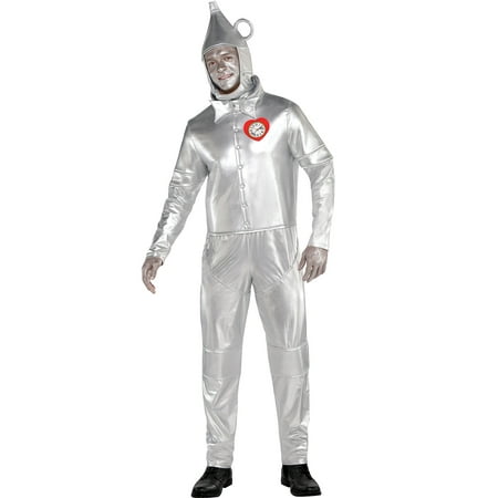 The Wizard of Oz Tin Man Costume for Adults, Standard Size, Includes a Jumpsuit