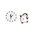 thumbnail image 5 of QSTDGVPW Ballet Dancing Girl Silent Mute Wall Clock Charming Decorative for Kitchen Office Home Cartoon Penguin Wooden Lovely Battery Powered Multifunctional Bedroom Home Decoration, 5 of 8