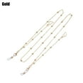 thumbnail image 1 of Fashion Mask Chain Metal Anti-slip Sunglasses Lanyards Glasses Chains Eyeglasses Strap Eyewear Rope GOLD, 1 of 1