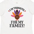 thumbnail image 4 of Inktastic Thanksgiving Girl Turkey Thankful for Family Girls Toddler T-Shirt, 4 of 5
