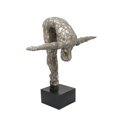 thumbnail image 1 of Sagebrook Home 16547-01 Résine de 24 Po S'Inclinant Humaine&44; Gunmetal, 1 of 1