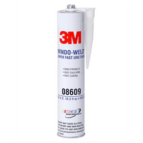3M Windo-Weld Super Fast Urethane, Black, 10oz