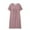 Pink, variant on HomeGardon Women's Sleepwear Nightgowns for Women,Fashion Print Medium Length Dress Oversized Short Nightgown Fashion Chest Print Short Sleeve Nightdress,XL-XXXL