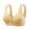 40-Beige, variant on YWDJ Bras for Women Plus Size Push up Front Close Lounge Bras No Wires Comfortable Bras Wide Strap Full Coverage Hollow Bras Padded Plus Size Comfy Bras Wrap Sleep Bras Beige XL