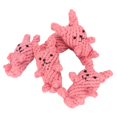 thumbnail image 1 of Cotton Rope  Toy, Bite  Safe Sturdy Practical Knitted Bunny Toy  for Small Dogs, 1 of 8