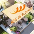 thumbnail image 3 of Olurrisa 3'x6' HDPE Privacy Screen Sun Shade, Wheat Color for Garden Fence & Patio, UV Protection, 3 of 8