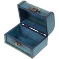 thumbnail image 4 of Miangastore Retro Wooden Jewelry Box With Lock Handheld Storage Case For Necklaces Earrings Groomsmen Proposal Box Decor, 4 of 9